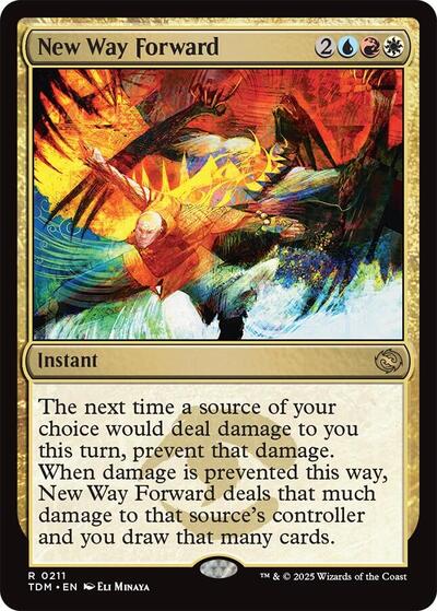 New Way Forward (Tarkir: Dragonstorm) Light Play Foil