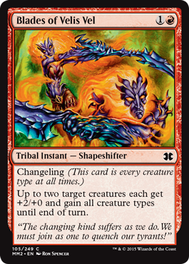 Blades of Velis Vel (Modern Masters 2015) Heavy Play