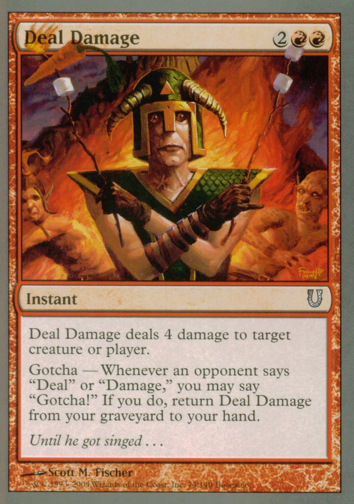 Deal Damage (Unhinged) Medium Play