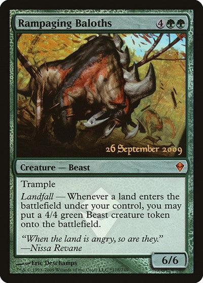 Rampaging Baloths (Promos: Prerelease Cards) Near Mint Foil
