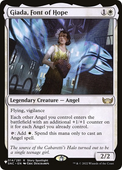 Giada, Font of Hope (The List) Light Play