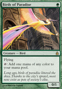 Birds of Paradise (Ravnica) Medium Play Foil