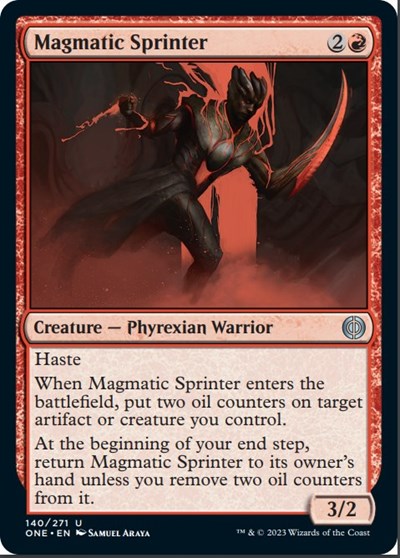 Magmatic Sprinter (Phyrexia: All Will Be One) Near Mint Foil