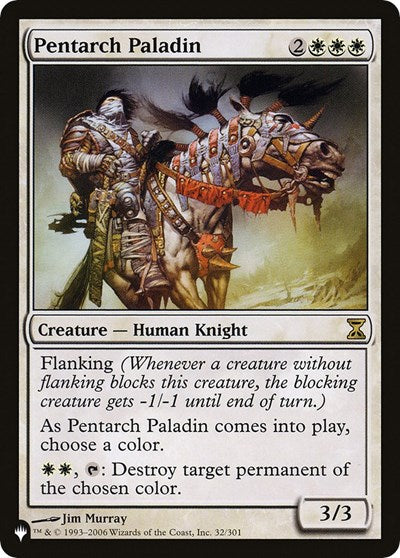 Pentarch Paladin (The List) Light Play