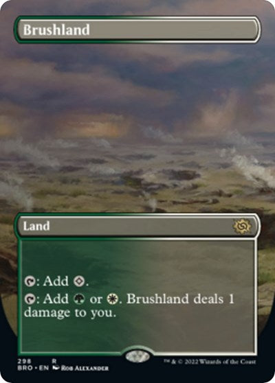 Brushland (Borderless) (The Brothers' War) Light Play