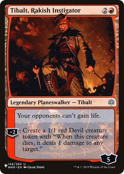 Tibalt, Rakish Instigator (The List) Light Play
