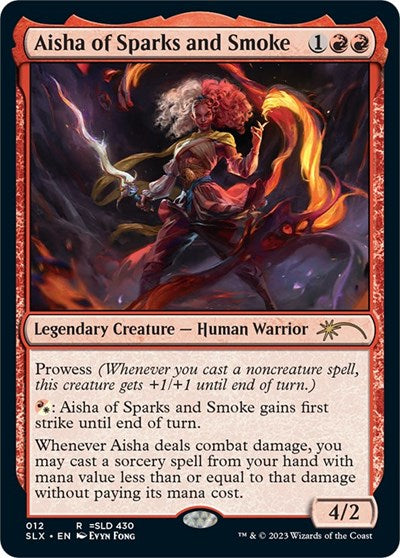 Aisha of Sparks and Smoke (SLX) Light Play