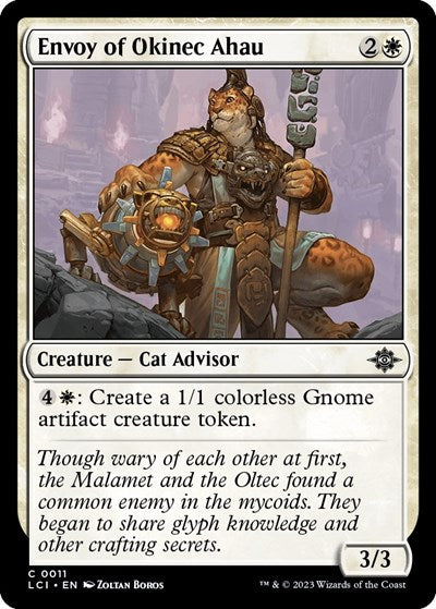 Envoy of Okinec Ahau (The Lost Caverns of Ixalan) Medium Play Foil