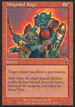 Misguided Rage (Scourge) Light Play