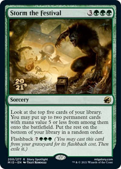 Storm the Festival (Promos: Prerelease Cards) Near Mint Foil