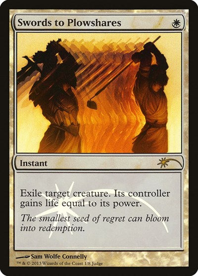 Swords to Plowshares (Promos: Judge) Near Mint Foil