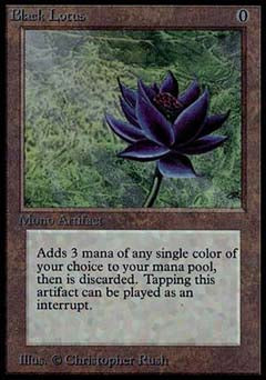 Black Lotus (Alpha) Heavy Play