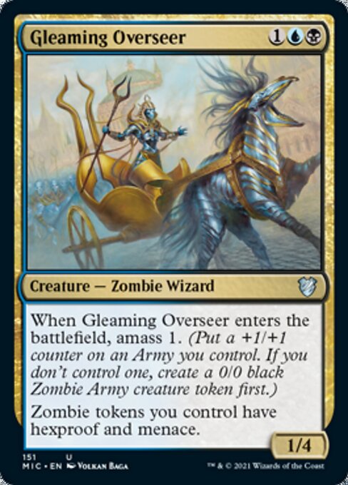 Gleaming Overseer (Commander 2021 Midnight Hunt) Light Play