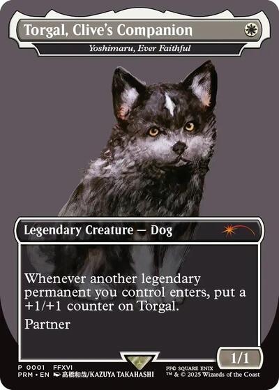 Torgal, Clive's Companion - Yoshimaru, Ever Faithful (MagicCon: Las Vegas 2025) (Promos: Unique and Miscellaneous) Near Mint Foil