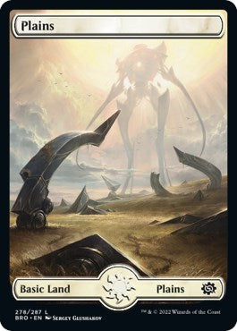 Plains (278) - Full Art (The Brothers' War) Light Play Foil