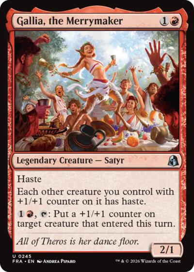 Gallia, the Merrymaker (Reality Fracture) Near Mint Foil