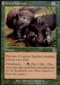 Acorn Harvest (Torment) Near Mint Foil