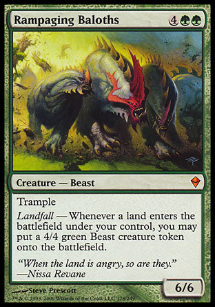 Rampaging Baloths (Zendikar) Damaged / Poor