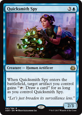 Quicksmith Spy (Aether Revolt) Light Play Foil