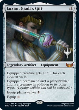 Luxior, Giada's Gift (Promo Pack: Streets of New Capenna) Light Play Foil
