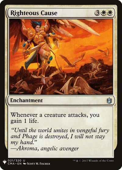 Righteous Cause (Mystery Booster) Near Mint