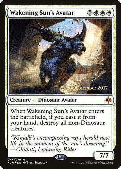 Wakening Sun's Avatar (Promos: Prerelease Cards) Medium Play Foil