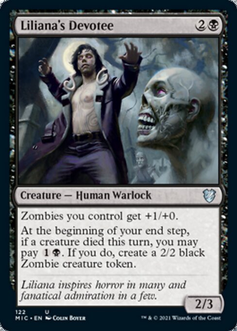 Liliana's Devotee (Commander 2021 Midnight Hunt) Near Mint
