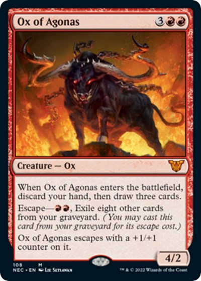 Ox of Agonas (Commander: Kamigawa: Neon Dynasty) Light Play