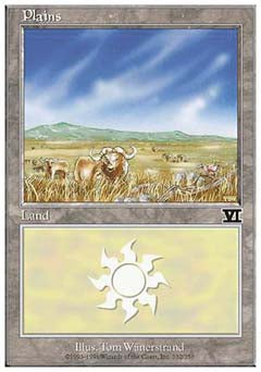 Plains (332) (Classic 6th Edition) Medium Play