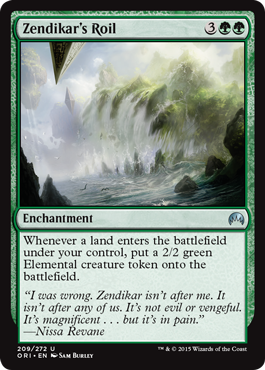 Zendikar's Roil (Magic Origins) Medium Play Foil