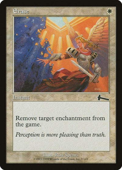 Erase (Urza's Legacy) Heavy Play Foil