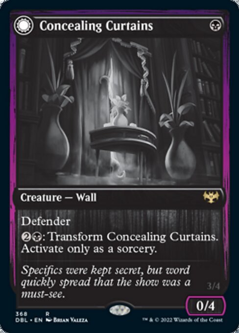 Concealing Curtains / Revealing Eye (Innistrad: Double Feature) Light Play