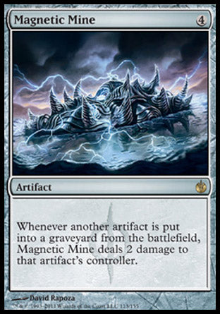 Magnetic Mine (Mirrodin Besieged) Light Play Foil