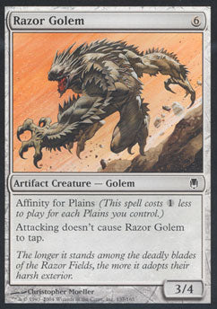 Razor Golem (Darksteel) Light Play