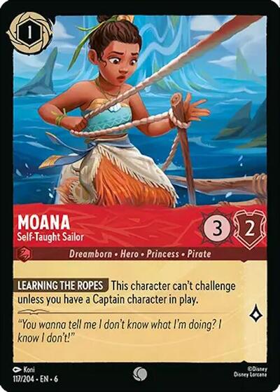 Moana - Self-Taught Sailor (Azurite Sea) Near Mint