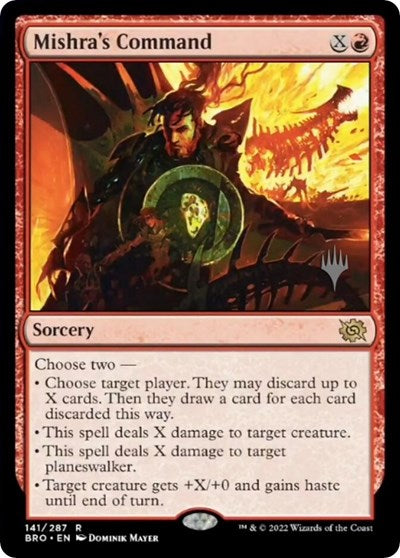 Mishra's Command (Promo Pack: The Brothers War) Near Mint Foil