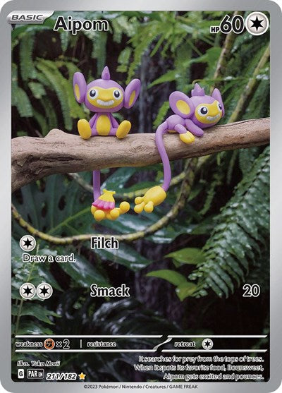 Aipom - 211 (Scarlet and Violet: Paradox Rift) Near Mint Holofoil