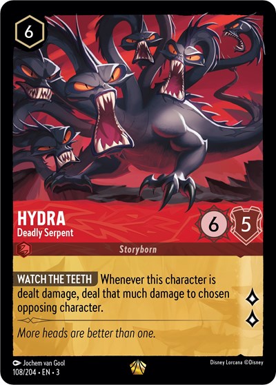 Hydra - Deadly Serpent (Into the Inklands) Near Mint Cold Foil