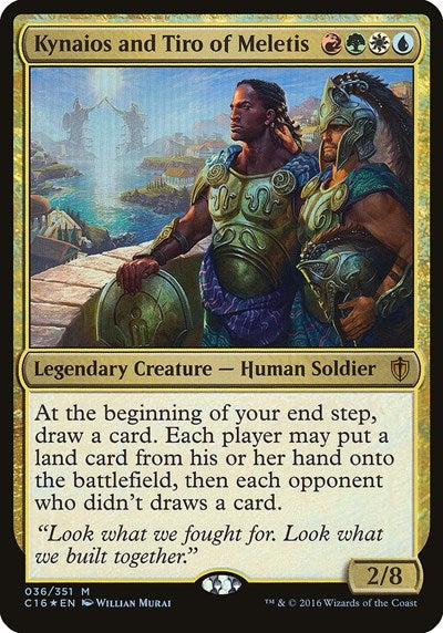Kynaios and Tiro of Meletis (Commander 2016) (Oversize Cards) Near Mint Foil