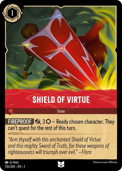 Shield of Virtue (The First Chapter) Near Mint Cold Foil