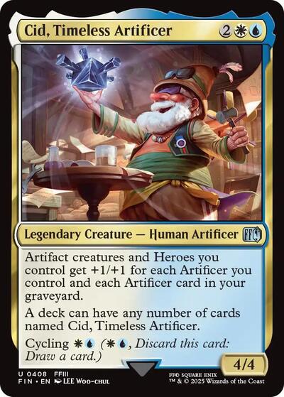 Cid, Timeless Artificer (0408) (Universes Beyond: FINAL FANTASY) Light Play