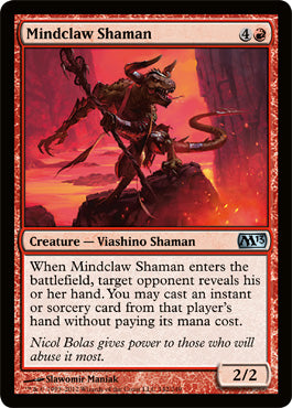 Mindclaw Shaman (Magic 2013 Core Set) Medium Play