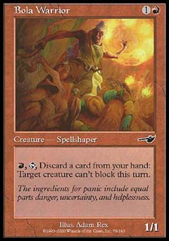 Bola Warrior (Nemesis) Light Play Foil