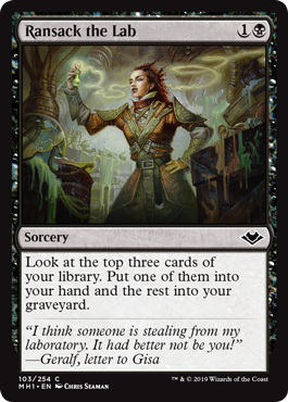 Ransack the Lab (Modern Horizons) Light Play Foil