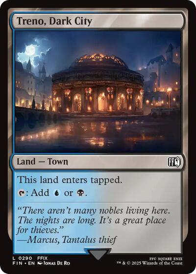 Treno, Dark City (Universes Beyond: FINAL FANTASY) Near Mint Foil