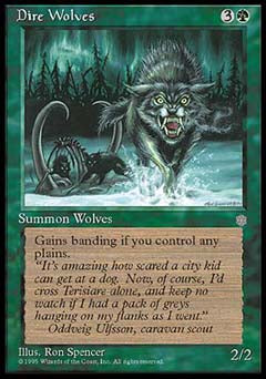 Dire Wolves (Ice Age) Near Mint