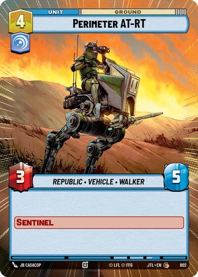 Perimeter AT-RT (Hyperspace Foil) (Jump to Lightspeed) Near Mint Foil
