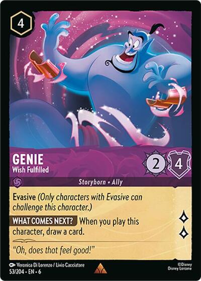 Genie - Wish Fulfilled (Azurite Sea) Near Mint Cold Foil