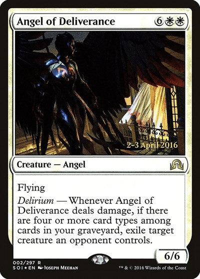 Angel of Deliverance (Promos: Prerelease Cards) Light Play Foil