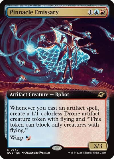 Pinnacle Emissary (Extended Art) (Edge of Eternities) Light Play